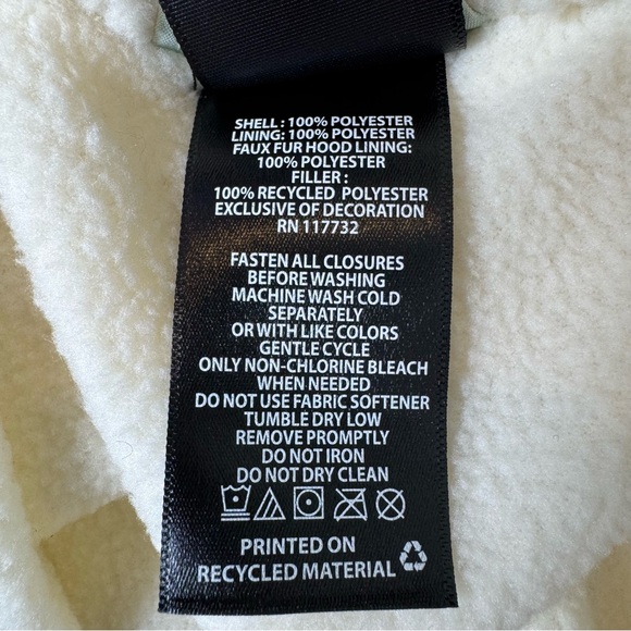 ZeroXposur Girls ZeroXposur Amelia Puffer Jacket mint green size 8 - Picture 8 of 9